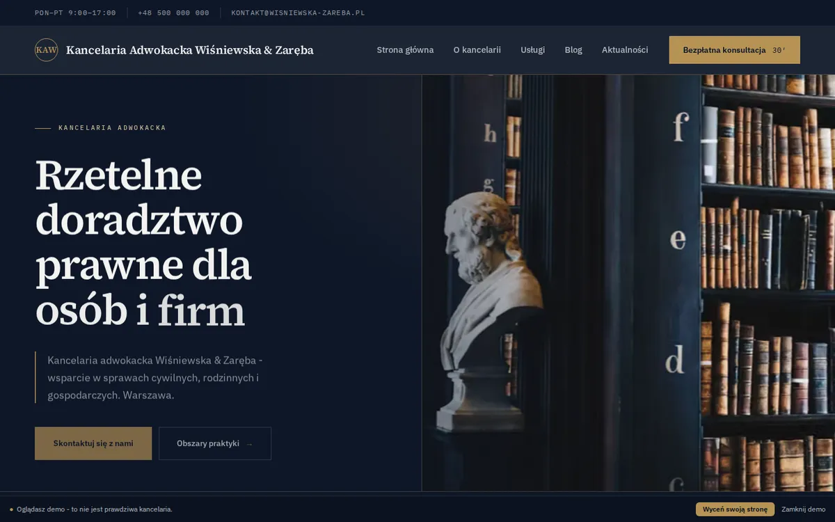 Podgląd strony stronadlaprawnika.com.pl